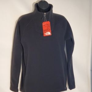 NWT North Face Pyrite Fleece Pullover S Black